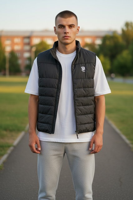 Adidas Men's Full Zip Puffer Vest
